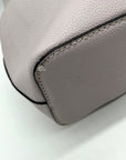 Guess Lavender Pebbled Faux Leather Top-Handle Satchel