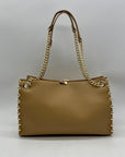I.N.C. International Concepts Beige Leather Shoulder Bag