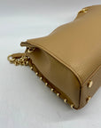 I.N.C. International Concepts Beige Leather Shoulder Bag