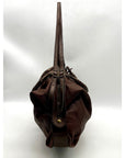 Gryson Brown Distressed Leather Tote Bag