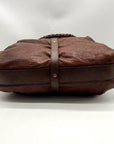 Gryson Brown Distressed Leather Tote Bag
