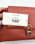 Jules Kae Rosewood Ellie Turn Lock Clutch
