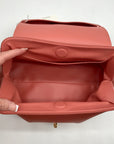 Jules Kae Rosewood Ellie Turn Lock Clutch