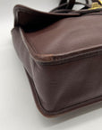 Coach Mahogany Leather Willis Convertible Crossbody Bag-9927