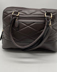Giani Bernini BrownFaux Leather Satchel Bag