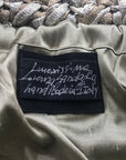 Lorenza Gandaglia Gray & Gold Lurex Crochet Flap Shoulder Bag