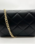 Steve Madden Black Quilted Crossbody Bag