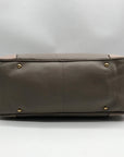 Marc Jacobs Gray Leather Manhattan Whitney Convertible Satchel Bag