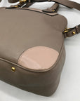 Marc Jacobs Gray Leather Manhattan Whitney Convertible Satchel Bag