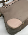Marc Jacobs Gray Leather Manhattan Whitney Convertible Satchel Bag