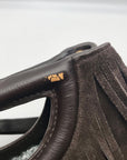 Rebecca Minkoff Fringe Handheld Suede & Leather Crossbody Bag