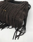Rebecca Minkoff Fringe Handheld Suede & Leather Crossbody Bag