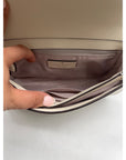 Kate Spade White Leather Adurey Flap Crossbody Bag