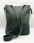 M.I.L.A Dark Green Leather Leather Crossbody
