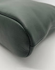 M.I.L.A Dark Green Leather Leather Crossbody