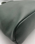 M.I.L.A Dark Green Leather Leather Crossbody