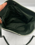 M.I.L.A Dark Green Leather Leather Crossbody