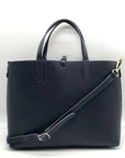Draper James Navy Blue Mini Reversible Tote