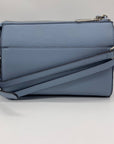 Steve Madden Blue Faux Leather Crossbody Bag