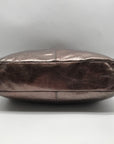 Coach Metallic Rose Gunmetal Julia Leather Hobo 14968