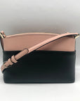 Kate Spade Black & Light Pink Color-block Leather Jeanne Crossbody