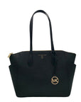 Michael Kors Black Marilyn Leather Tote Bag