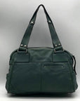 B. Makowsky Sage Pebbled Leather Shoulder Bag