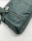 B. Makowsky Sage Pebbled Leather Shoulder Bag