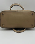 Michael Kors Beige Pebbled Leather Bedford Medium Tote Bag