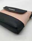 Stone Mountain Pink Colorblock Pebbled Faux Leather Crossbody