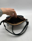 Stone Mountain Pink Colorblock Pebbled Faux Leather Crossbody