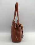 Anne Klein Brown Faux Leather Shoulder Bag Set