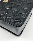 Caroline Hill Black Quilted Vegan Leather Ricky Mini Tote Bag