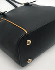 Michael Kors Black & Gold Trim Jet Set Specchio Tote