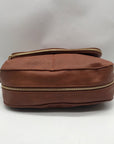 Miztique Brown Leather Hobo Crossbody Purse