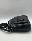 Croft & Barrow Black Faux Leather Crossbody Bag