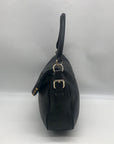 Kate Spade Black Pebbled Leather Cobble Hill Devin Satchel Bag