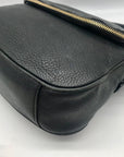 Kate Spade Black Pebbled Leather Cobble Hill Devin Satchel Bag