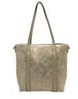 Style & Co Metallic Whipstitch Tote Bag