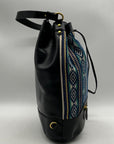 Old Trend Convertible Navy Blue Myrtle Bucket Backpack