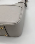 Dooney & Bourke Grey Lucca Leather Large Shoulder Bag