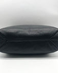 Michael Kors Black Pebbled Leather Jet Set Chain Shoulder Bag