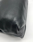Michael Kors Black Pebbled Leather Jet Set Chain Shoulder Bag