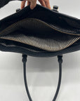 Kate Spade Black Leather Tote Bag