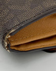 Michael Kors Greenwich Brown and Tan Monogram Wallet