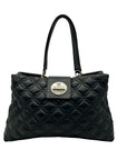 Kate Spade Black Leather Astor Court Elena Quilted Shoulder Bag