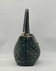 Kate Spade Black Leather Astor Court Elena Quilted Shoulder Bag
