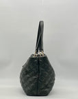 Kate Spade Black Leather Astor Court Elena Quilted Shoulder Bag