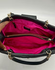 Kate Spade Black Leather Astor Court Elena Quilted Shoulder Bag