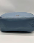 Nine West Baby Blue Faux leather Satchel Bag